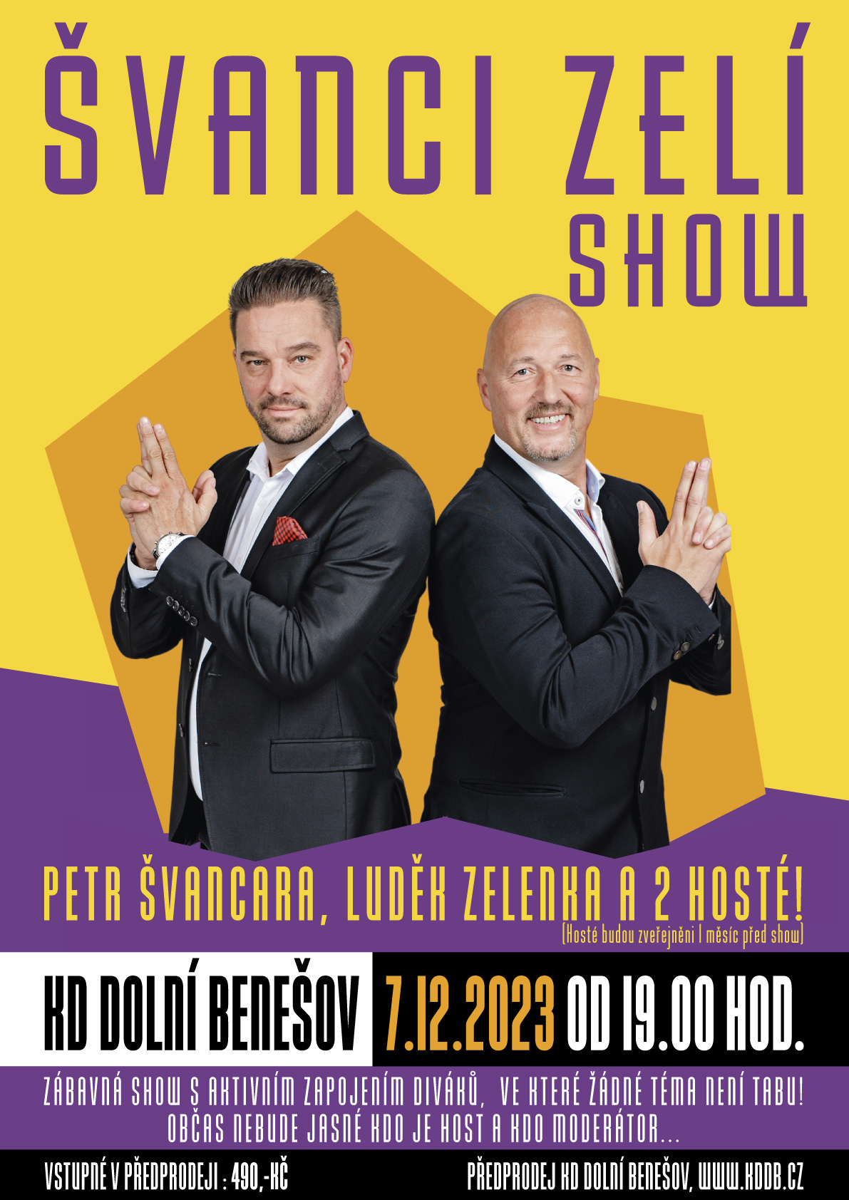 Švanci zelí show 7.12.2023 v KD D.Benešov