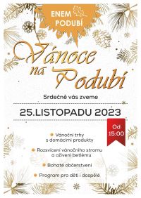enem Podubí - rozsvícení vánočního stromu