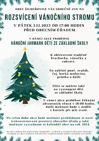 Rozsvícení vánočního stromu - Šilheřovice