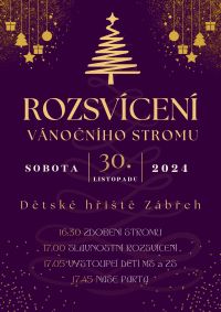 Rozsvícení vánočního stromu - Zábřeh