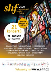 Pozvánka na 22. ročník Svatováclavského hudebního festivalu