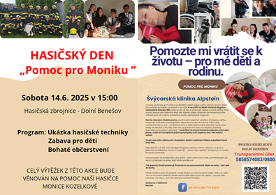 Hasičský den 'Pomoc pro Moniku'