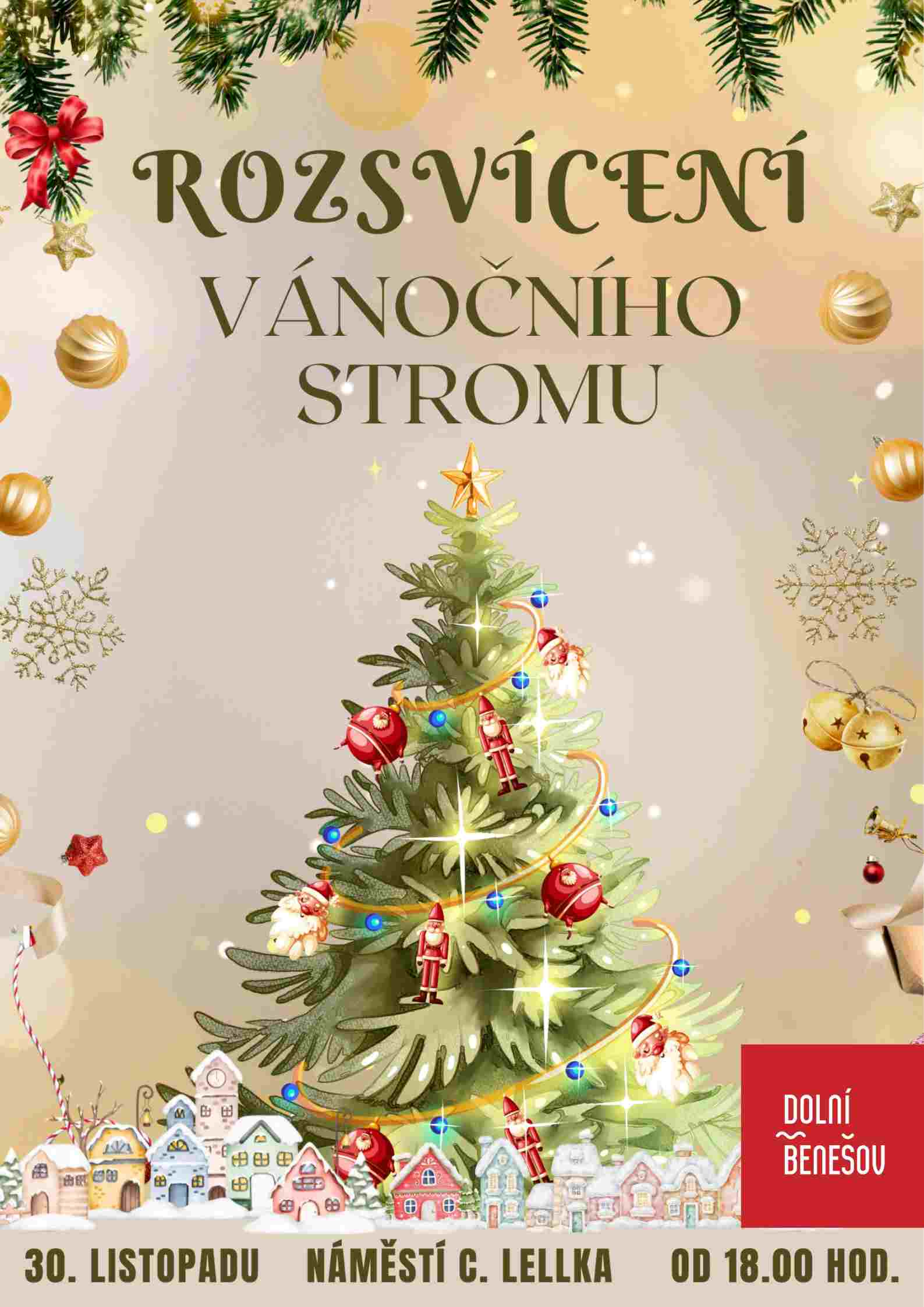 Rozsvícení vánočního stromu 2025