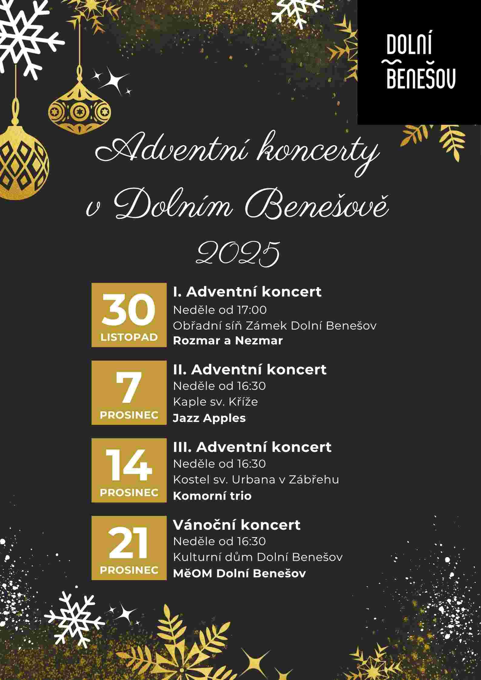 Adventní koncerty 2025