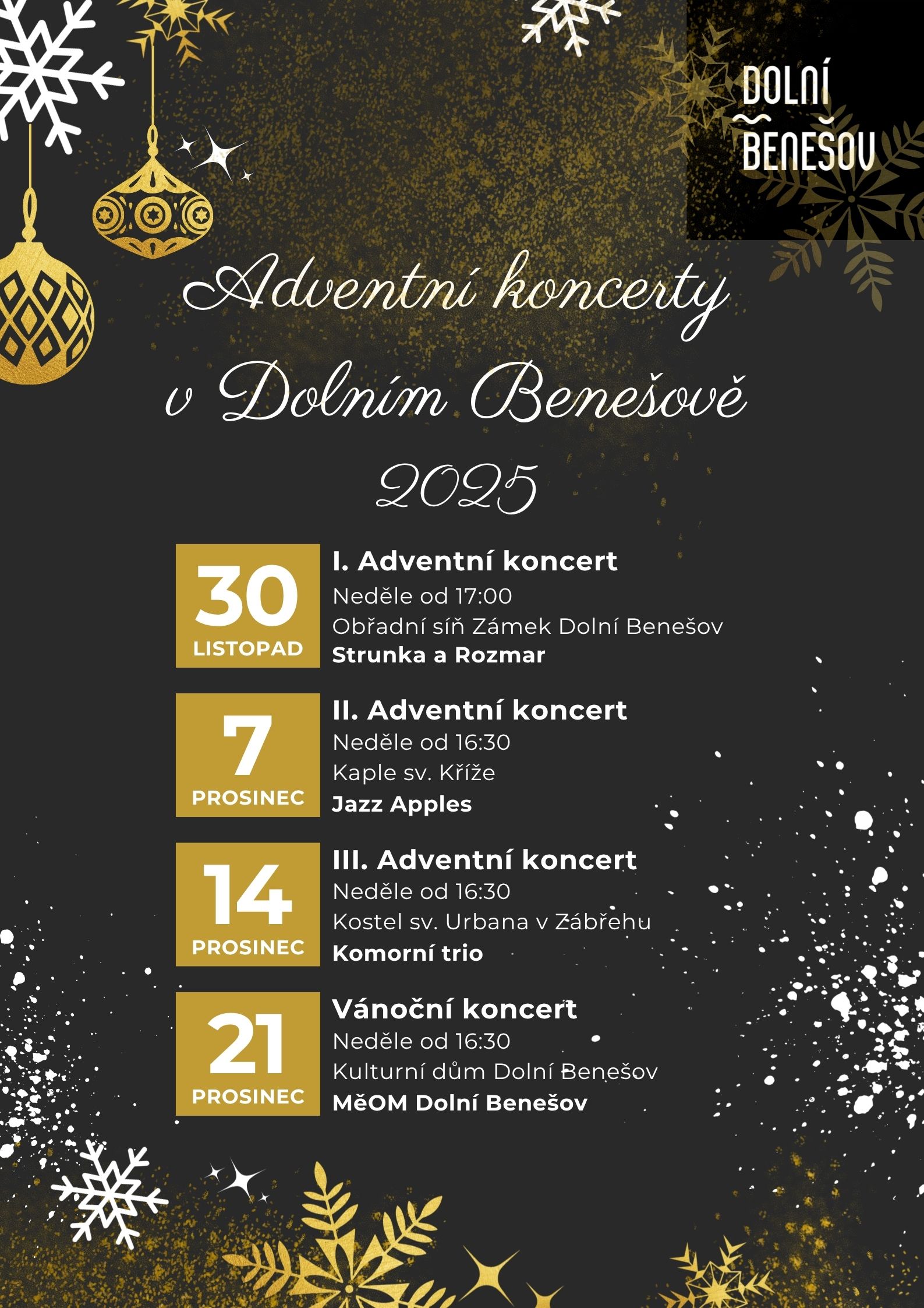 Adventní koncerty 2025