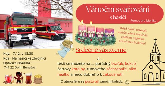 Vánoční svařování s hasiči