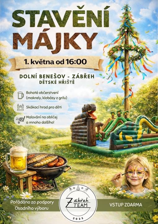 Stavění Máje - Zábřeh