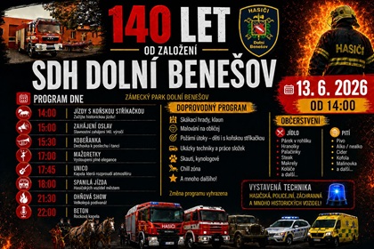 140 let SDH Dolní Benešov