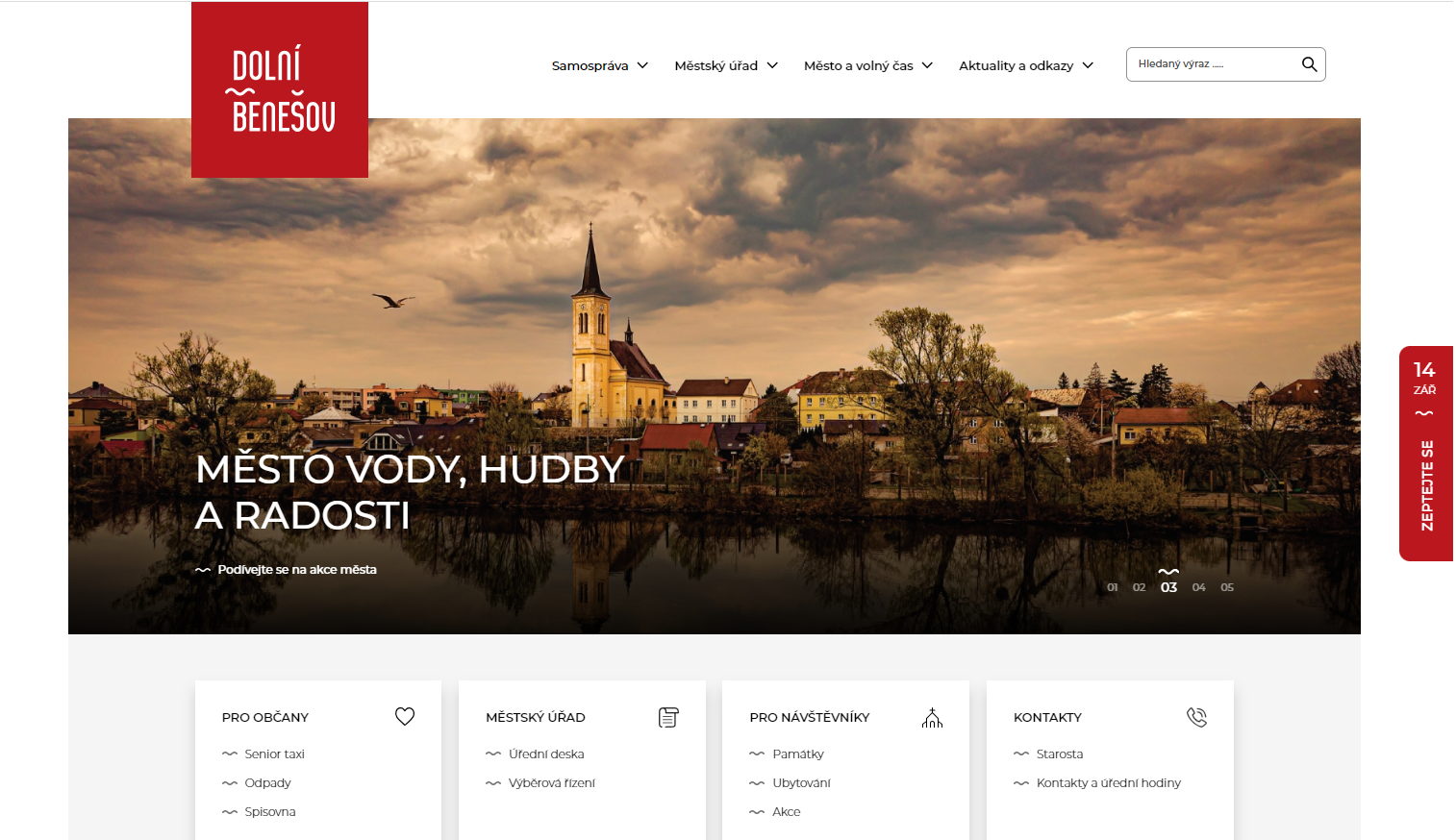 obrázek webu Dolní Benešov