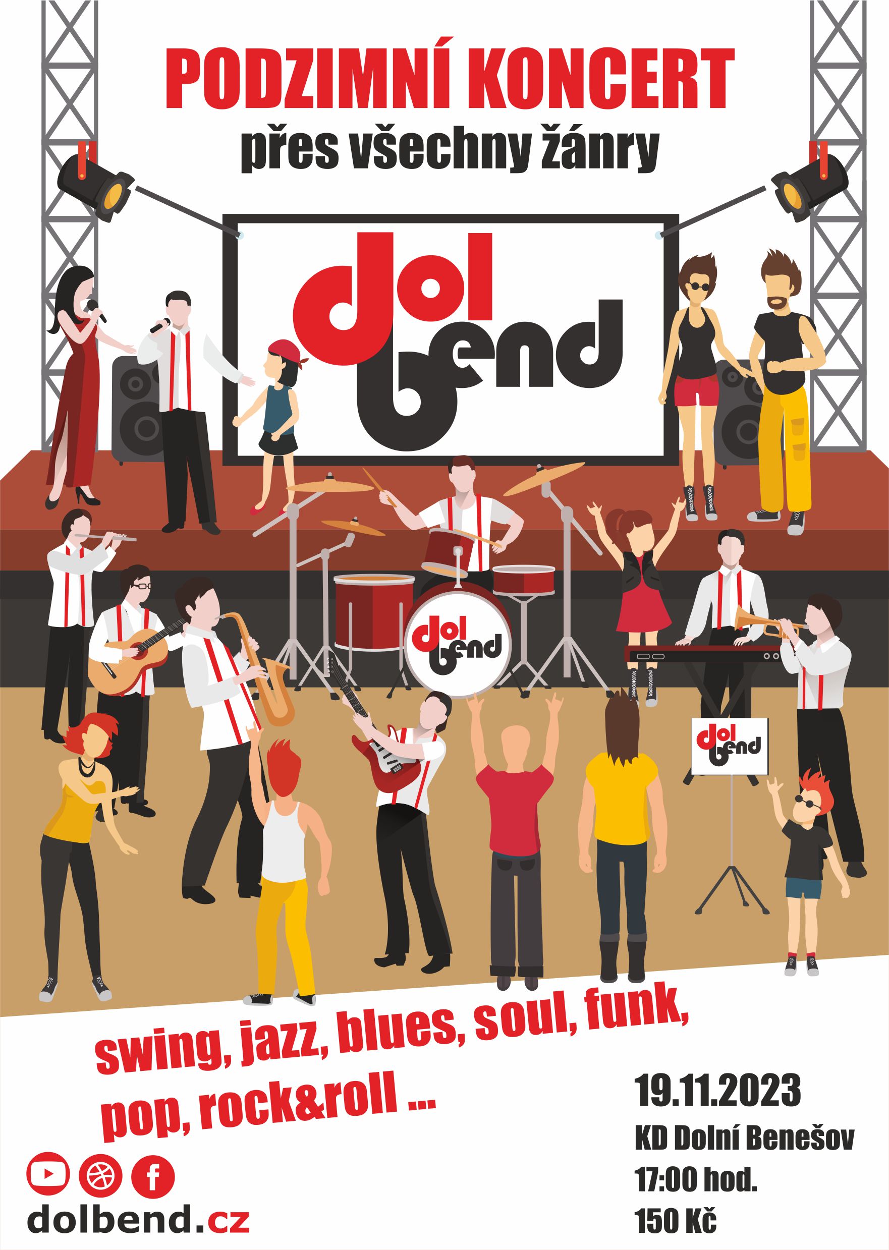 dolbend koncert kulturní dům dolní benešov
