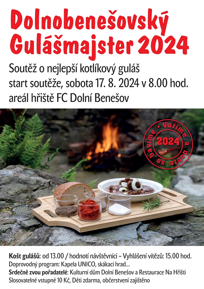 DOLNOBENEŠOVSKÝ GULÁŠMAJSTER 2024 DOLNOBENEŠOVSKÝ GULÁŠMAJSTER 2024