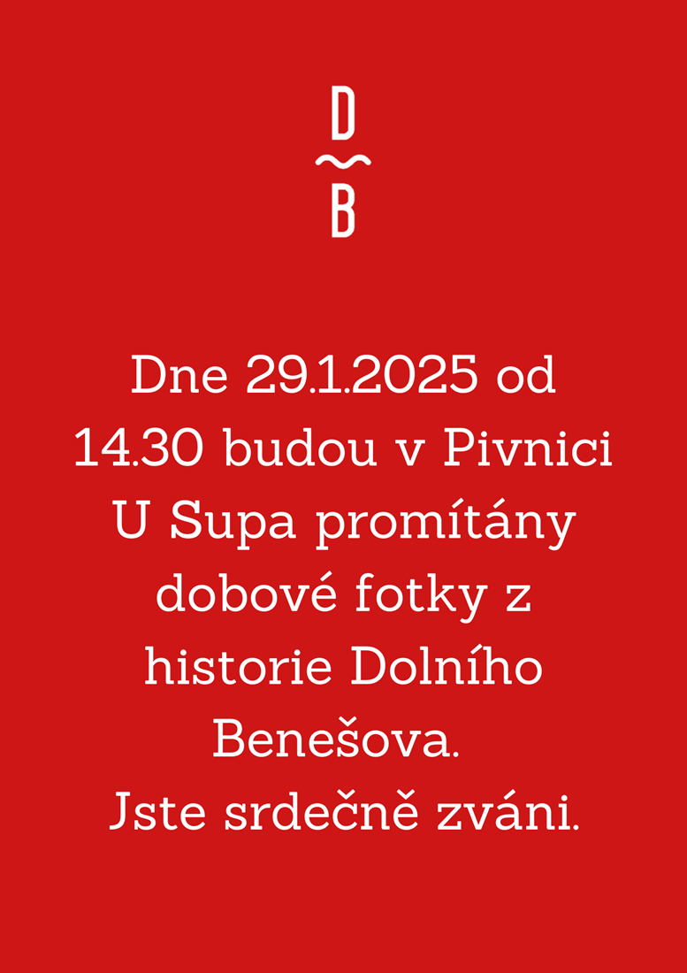 Promítání dobových fotek z Dolního Benešova Promítání dobových fotek z Dolního Benešova