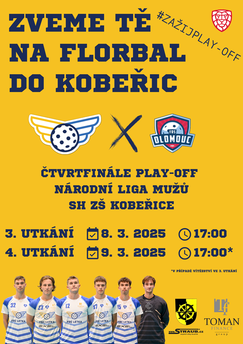 FBC Letka - utkání play-off čtvrtfinále FBC Letka - utkání play-off čtvrtfinále