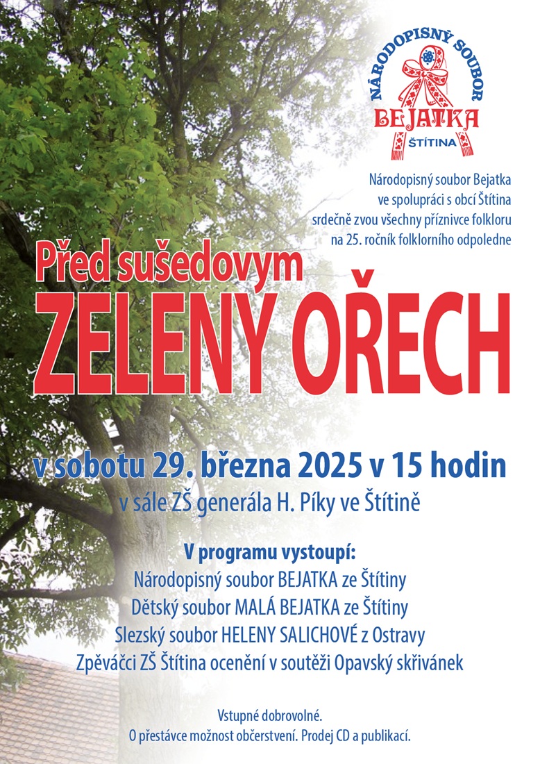 Před sušedovym zeleny ořech