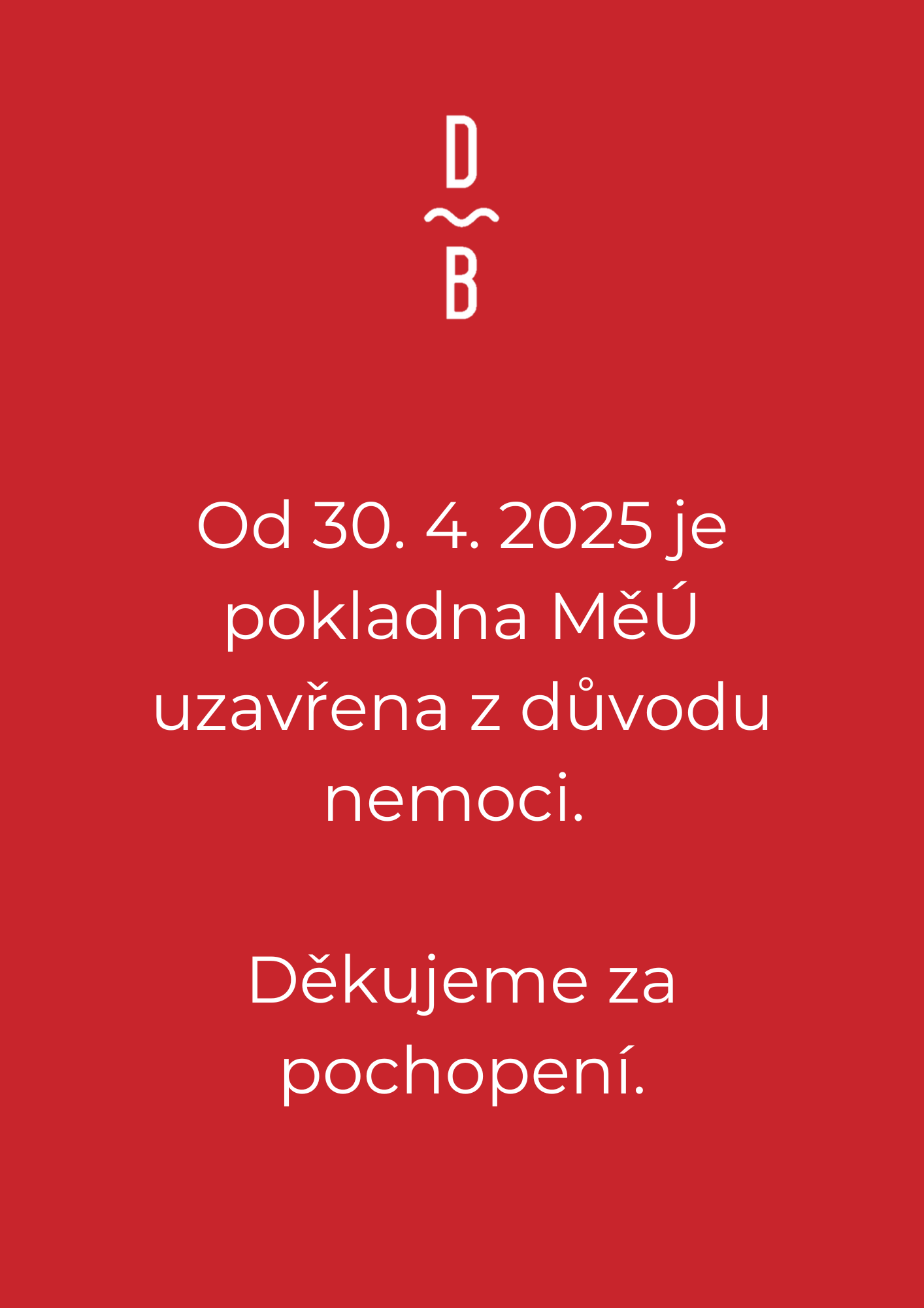 Uzavřená pokladna MěÚ