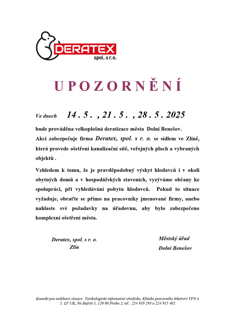 Velkoplošná deratizace města
