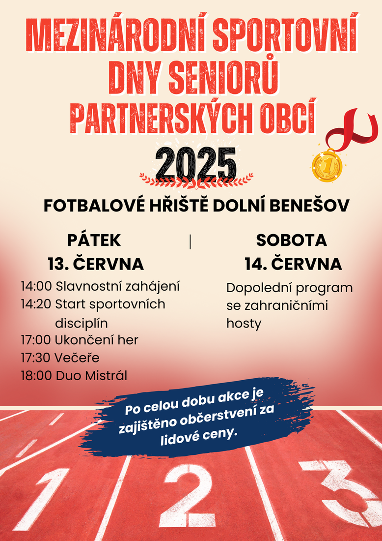 Mezinárodní sportovní dny seniorů partnerských obcí 2025 Mezinárodní sportovní dny seniorů partnerských obcí 2025
