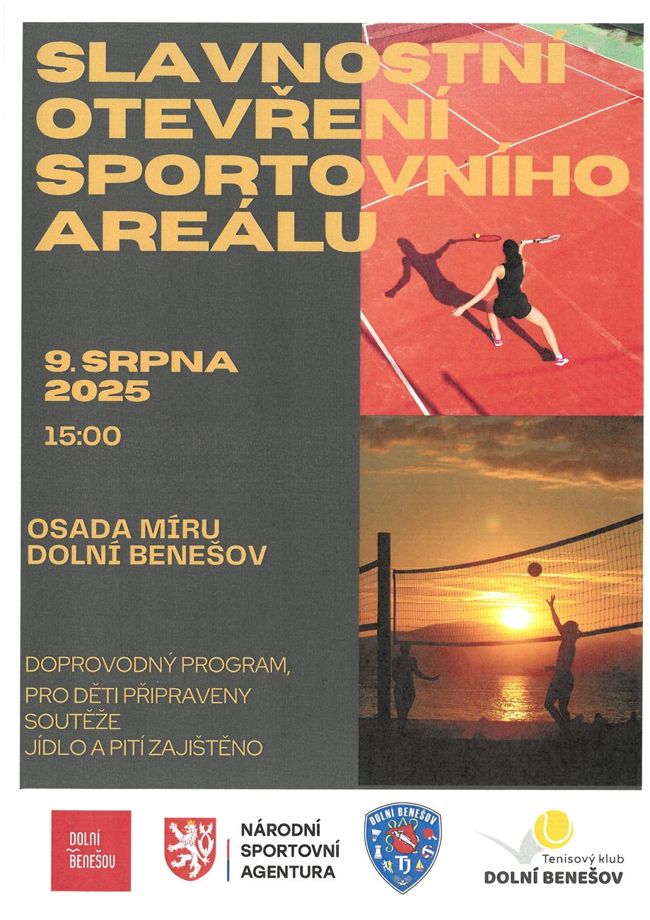 Slavnostní otevření sportovního areálu
