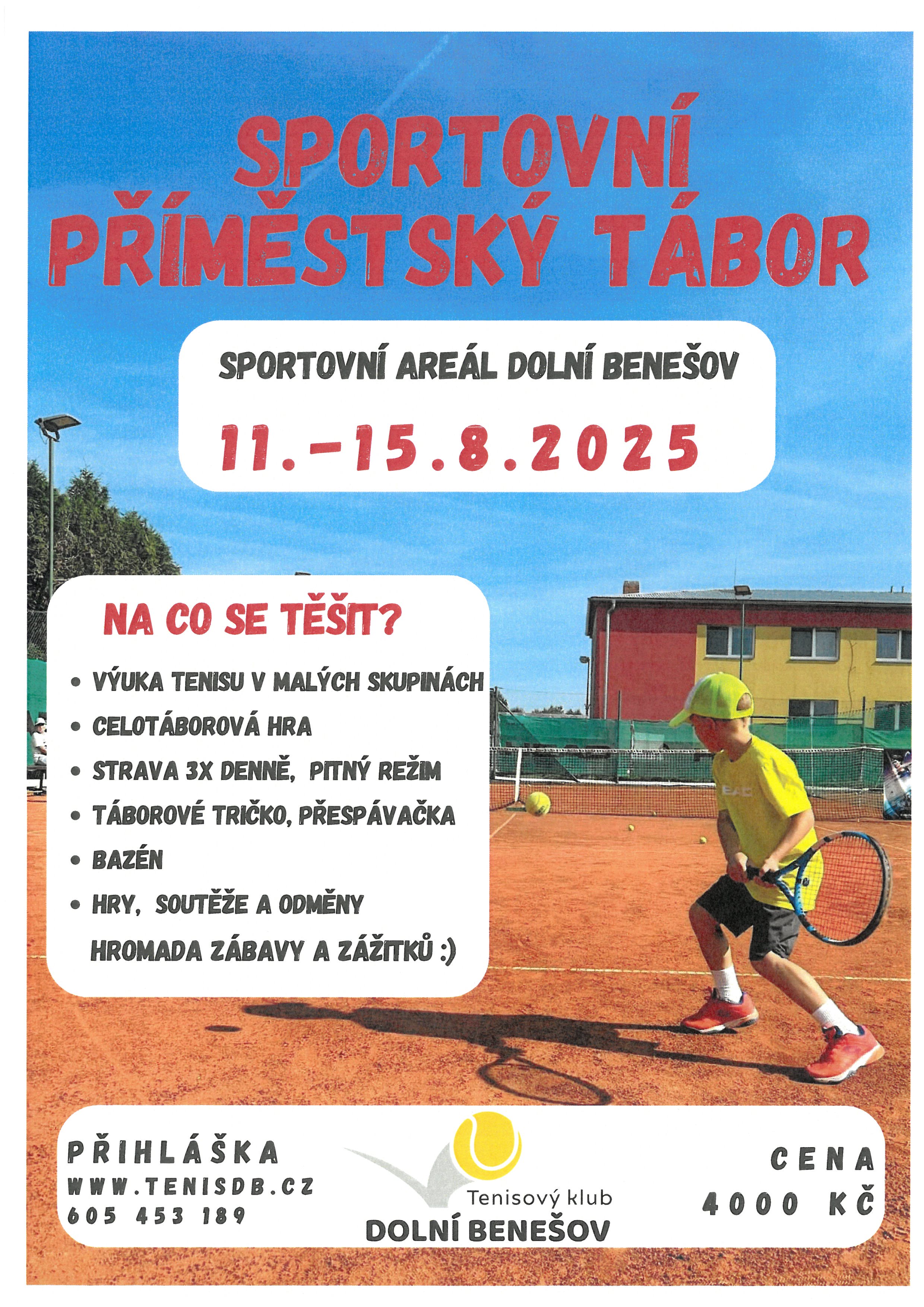Sportovní příměstský tábor 11.-15.8.2025