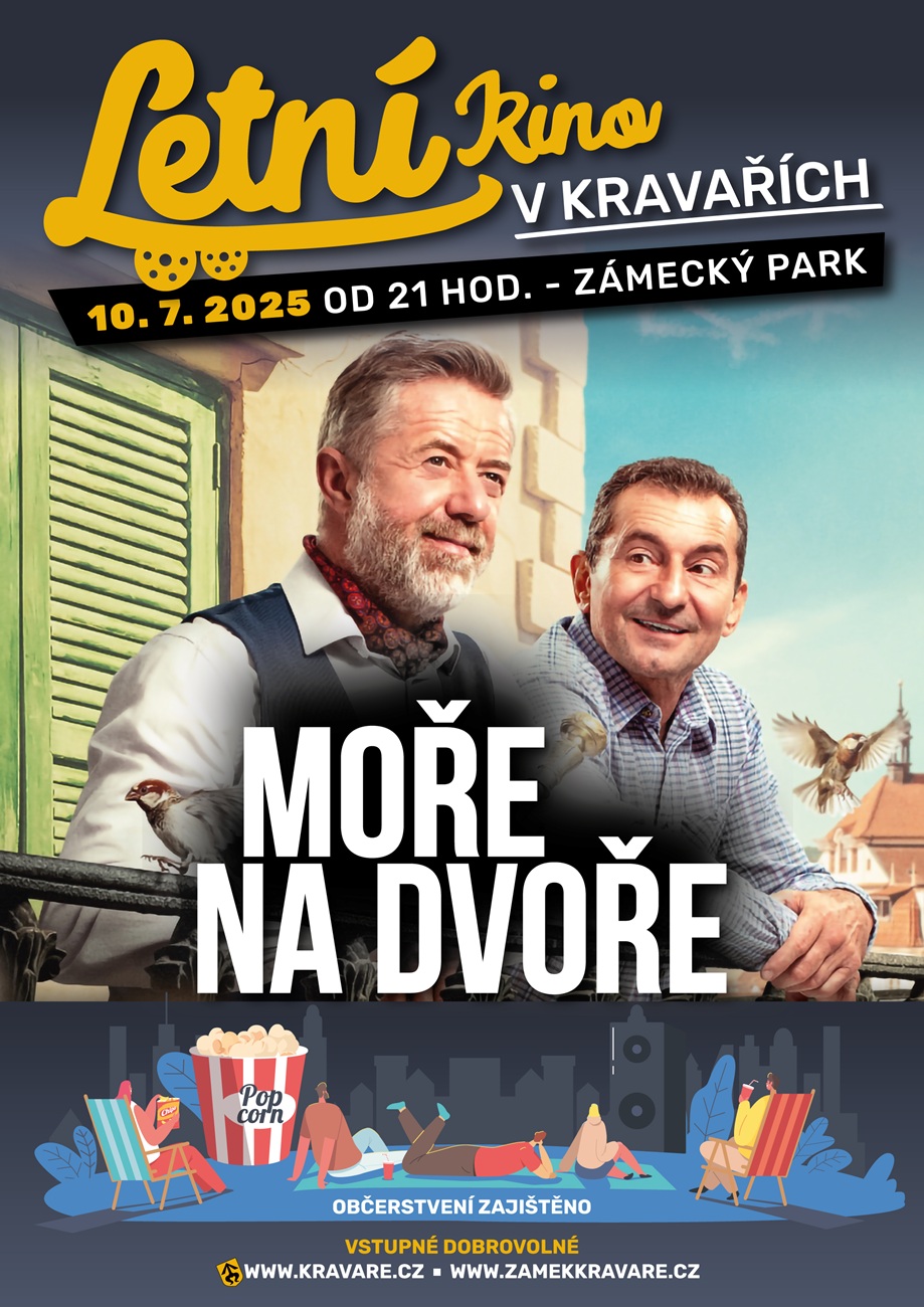 Letní kino Kravaře - Moře na dvoře