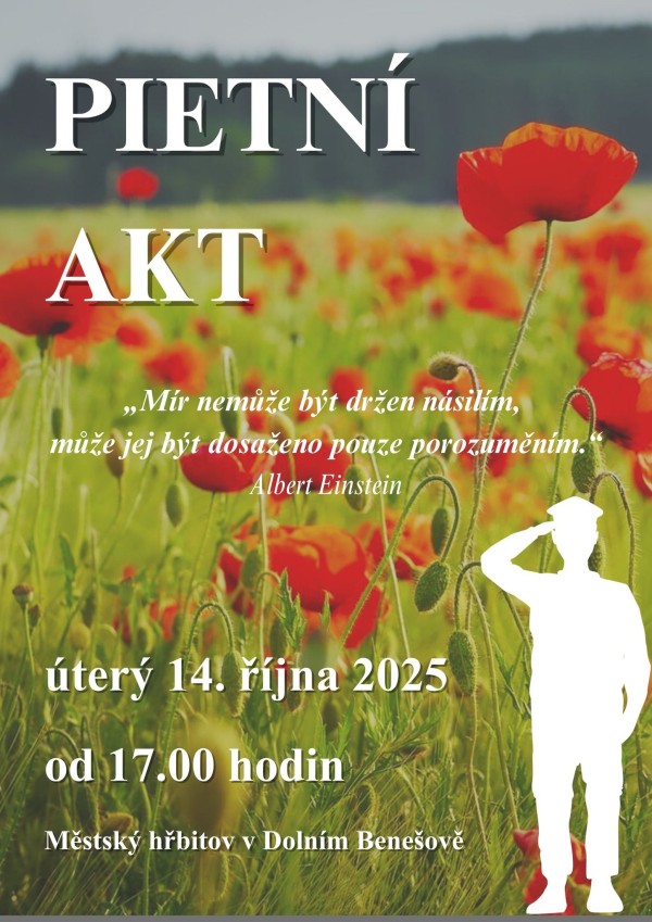 Pietní akt k uctění obětí válek 2025