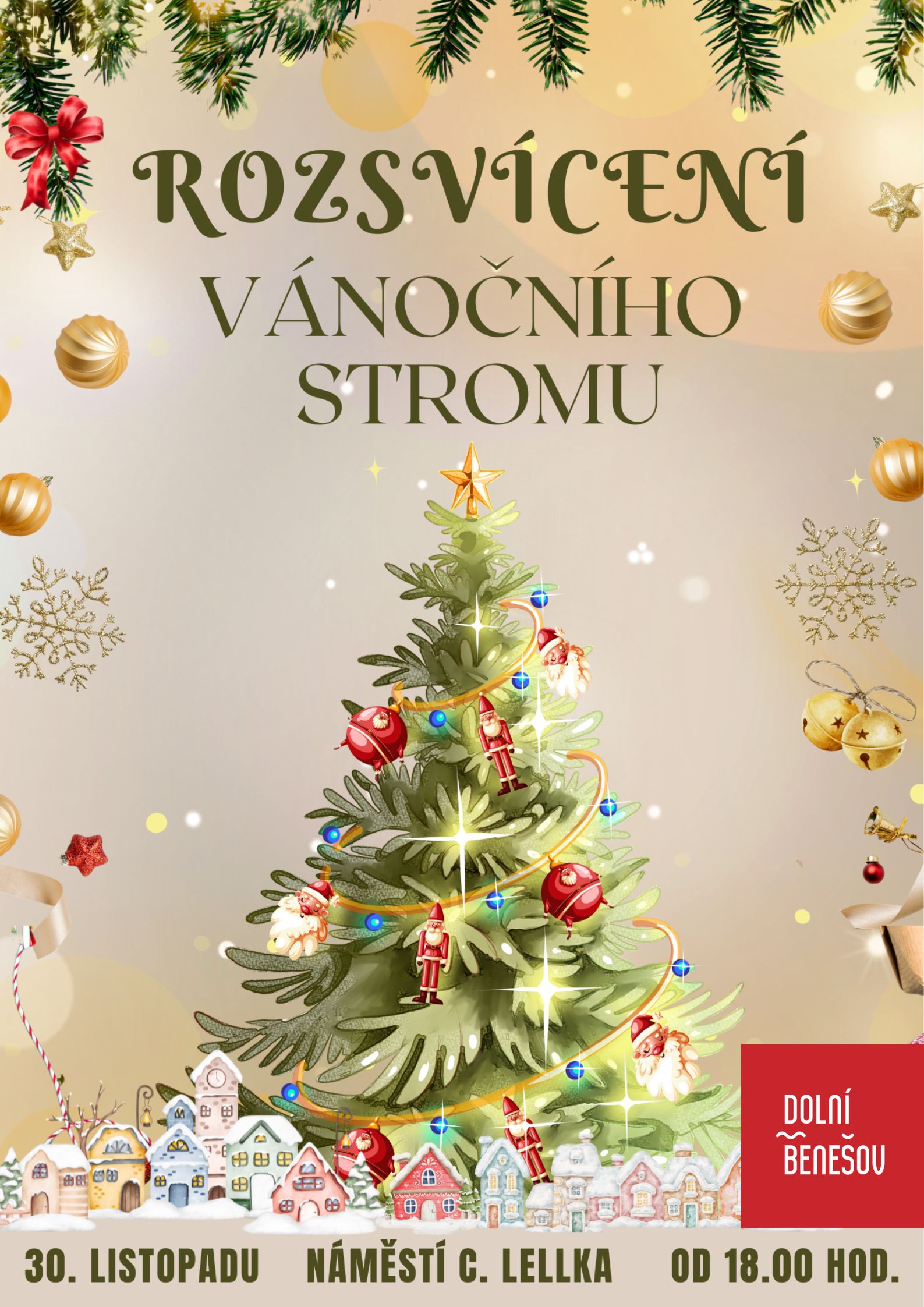Rozsvícení vánočního stromu 2025