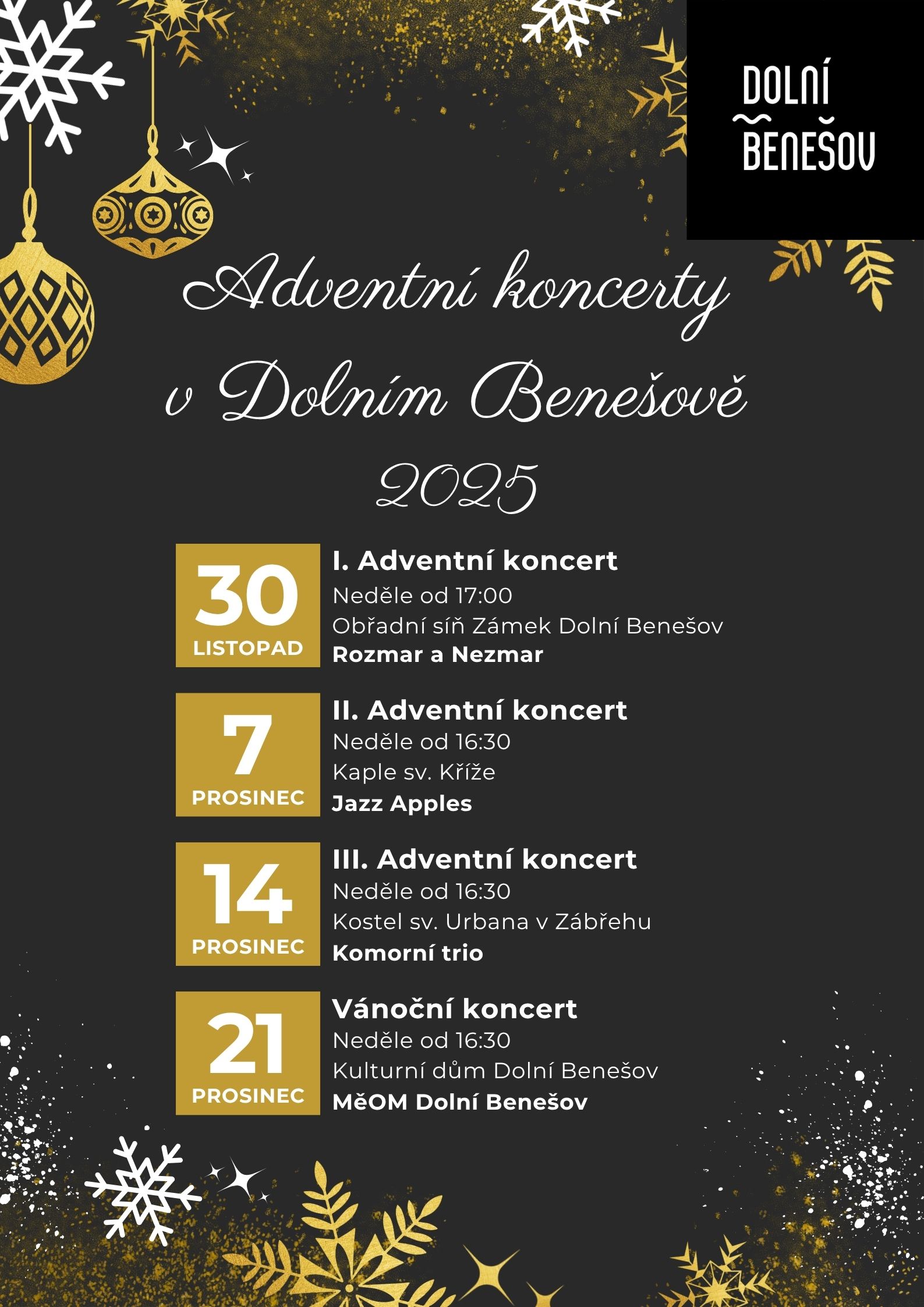 Adventní koncerty 2025