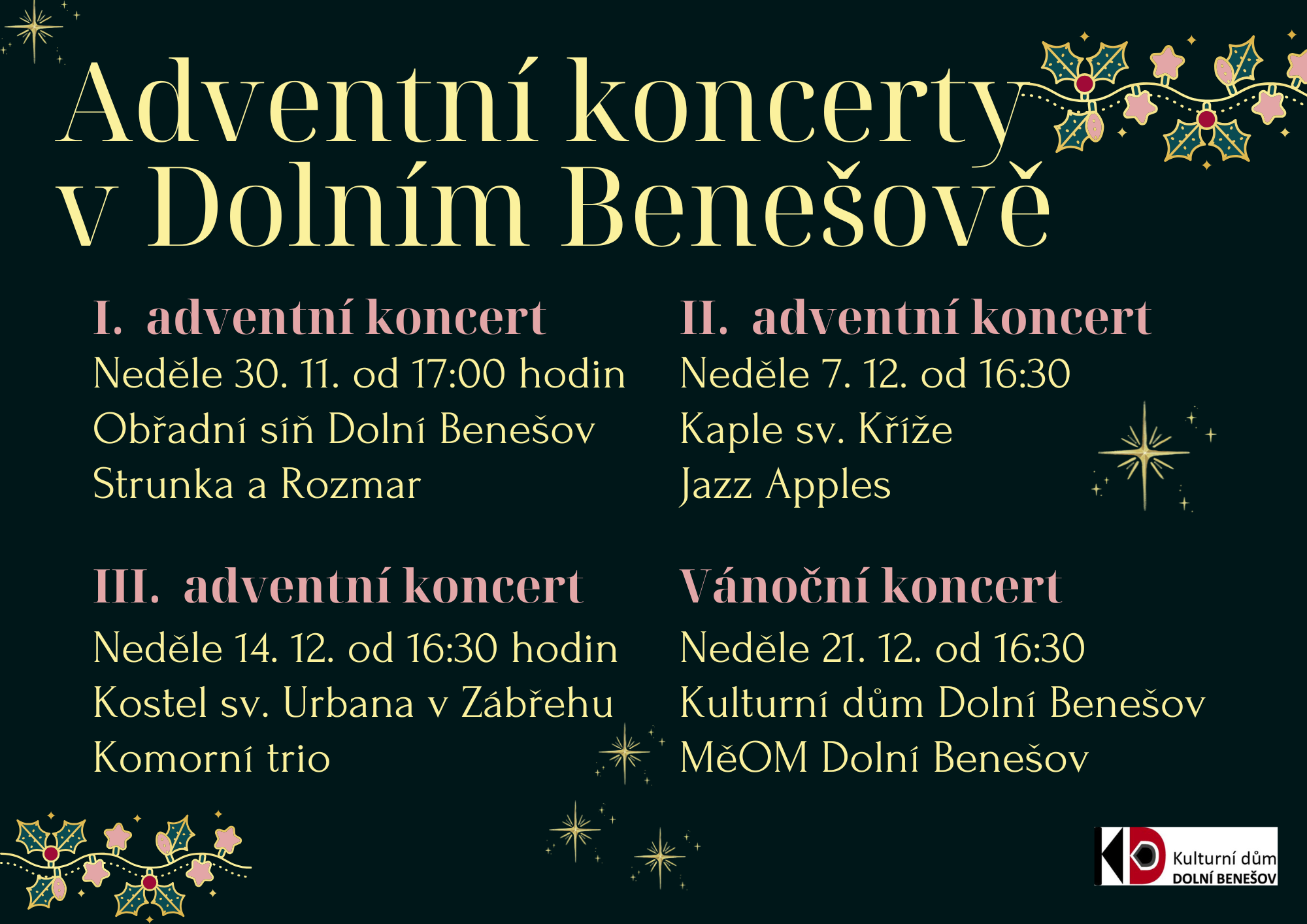 Adventní koncerty 2025