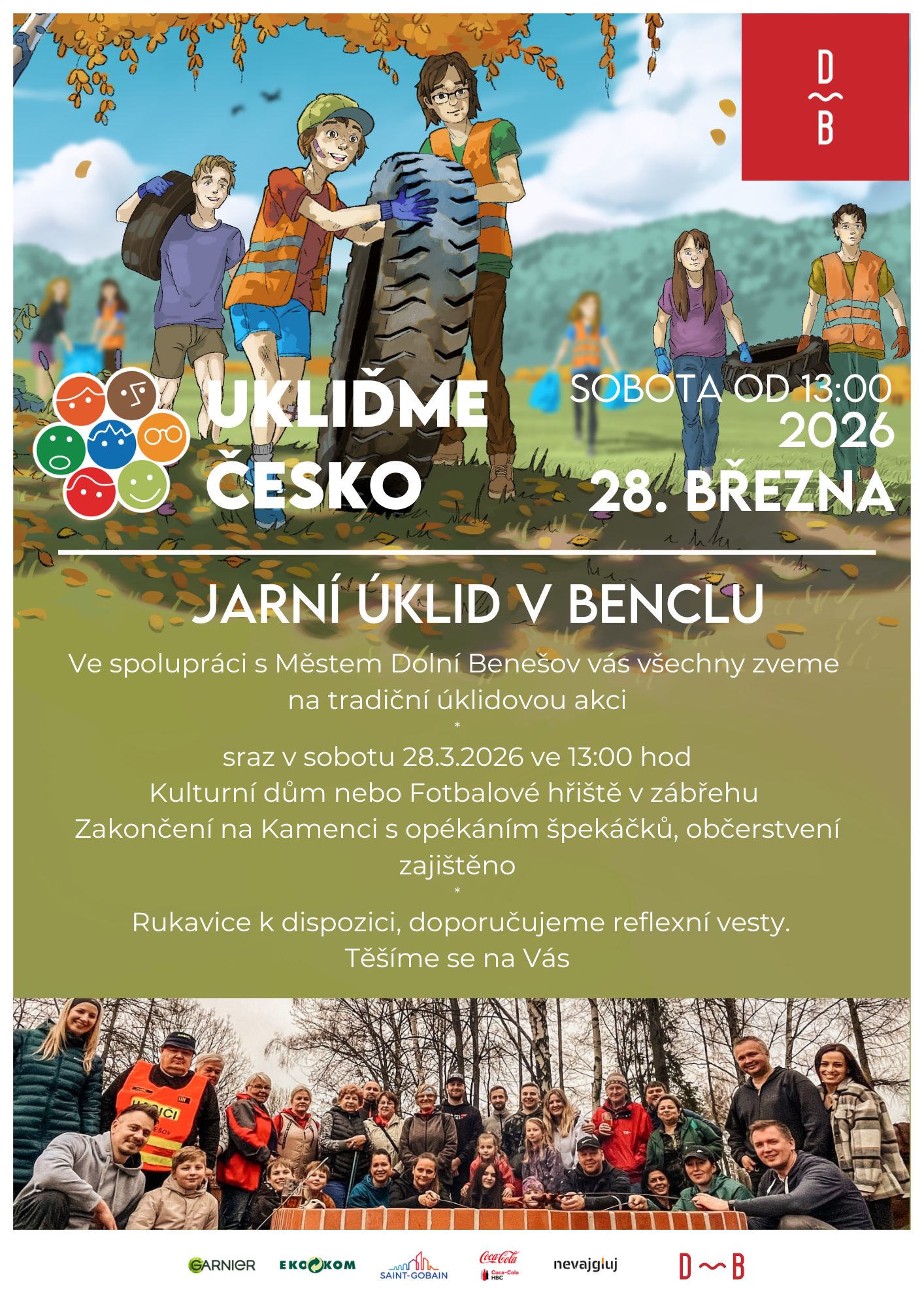 Jarní úklid v Benclu