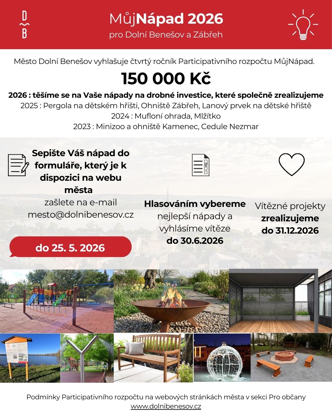 Participativní rozpočet MůjNápad 