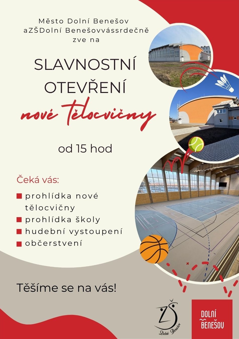 Slavnostní otevření tělocvičny ZŠ