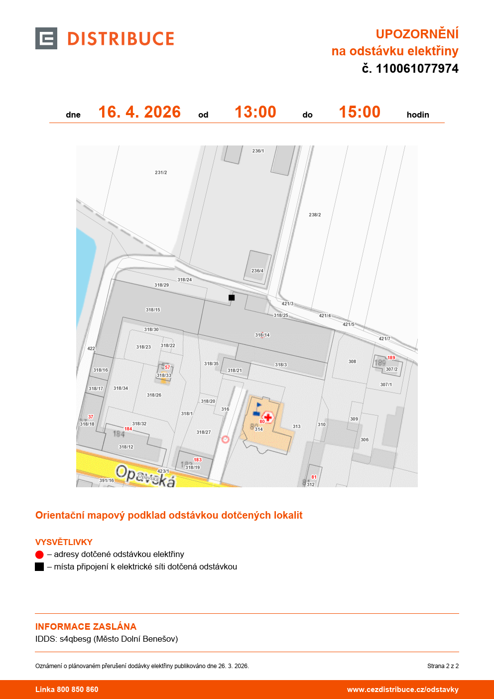 Odstávka elektřiny