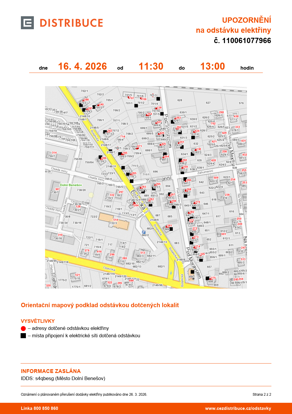 Odstávka elektřiny