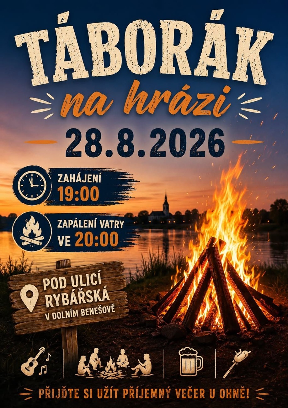 Táborák na hrázi