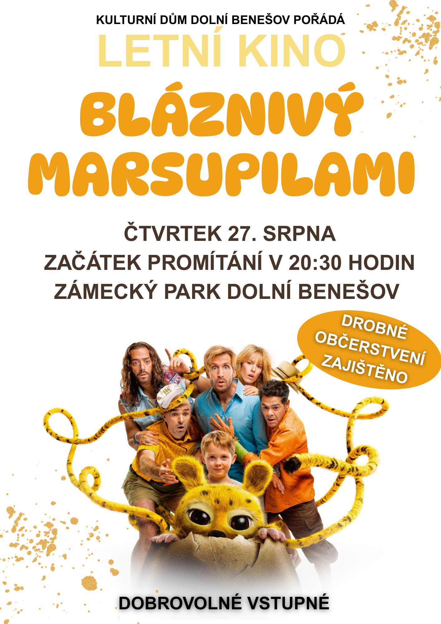 Letní kino srpen