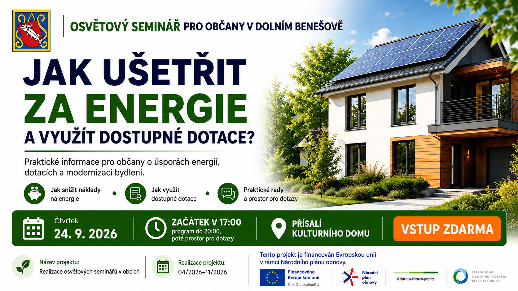 seminář energie