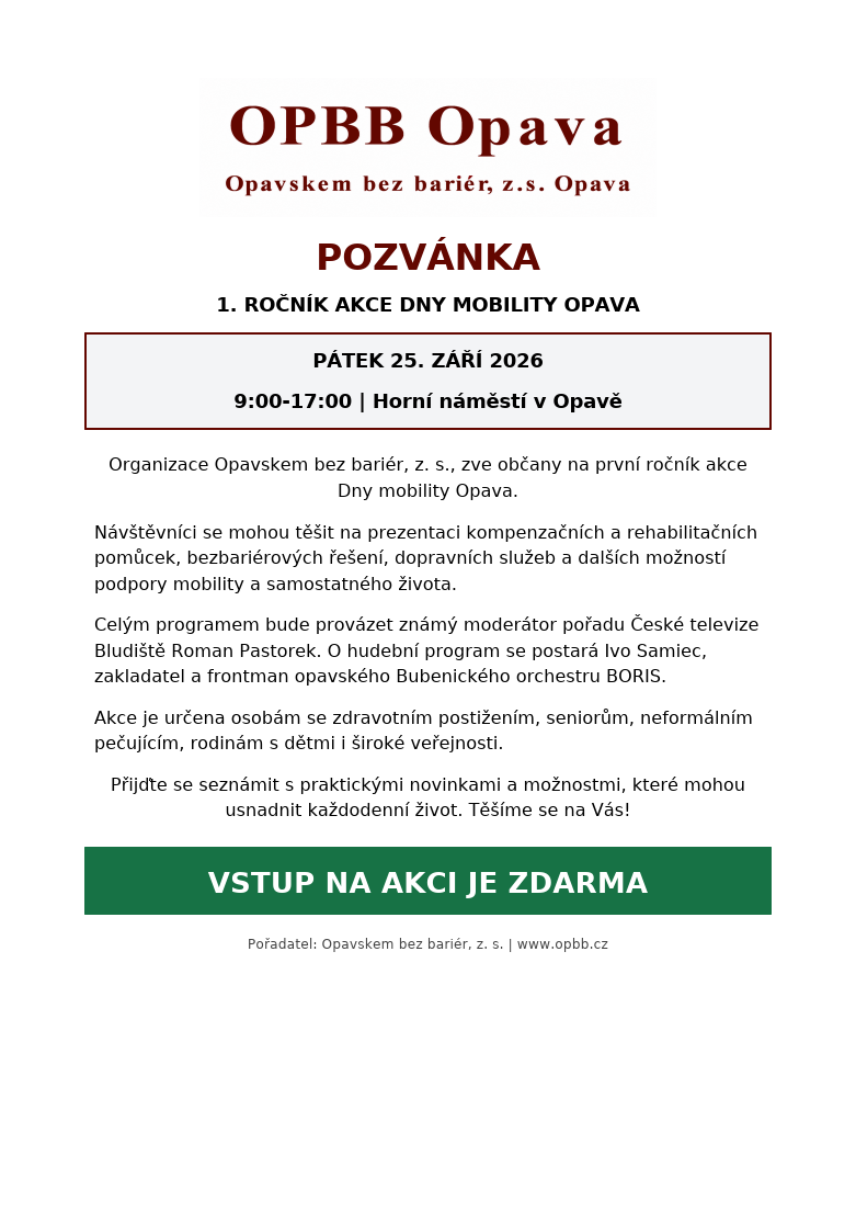 dny mobility opava